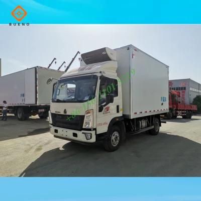 Sinotruk HOWO Right Hand Drive Euro4 6tons 7tons 8tons Refrigerated Truck for Sale