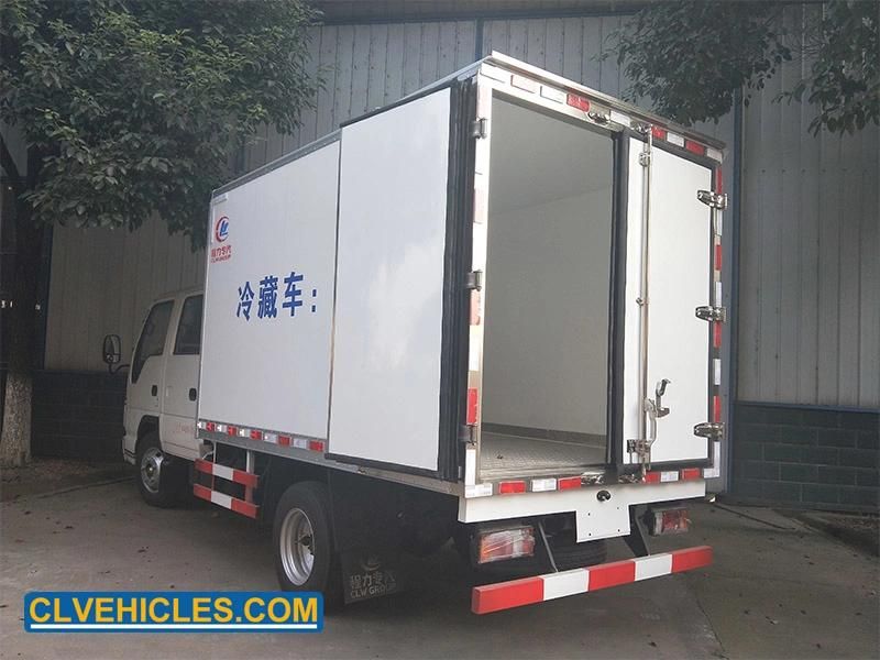 Isuzu N Series Four Doors 4ton Cooler Refrigerator Truck