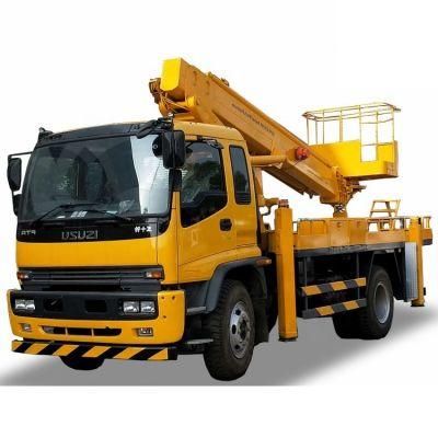 Japan Brand 28m 30m 32m Aerial Work Operation Platform Folding Beam Lifter Truck for Work High Above The Ground Aerial Working Truck