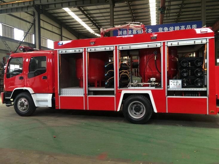 Euro 5 Dongfeng 4*2 Firefighting and Rescue Service Vehicles, 6 Wheel Fire Truck, Foam and Water Fire Truck Rescue