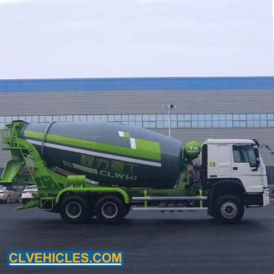 HOWO 8*4 Construction Vehicle Self Loading Concrete Mixer Truck