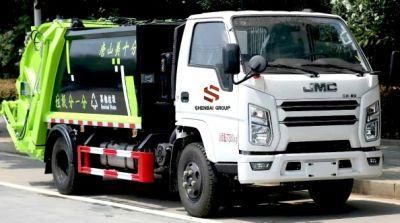New Product Made in China Jmc 4X2 Left Hand Drive Compression Garbage Truck Waste Compactor Trucks for Sale