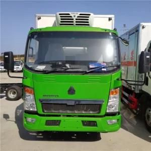 Sino HOWO 5 Tons Cold Van Cargo Box Truck for Sale