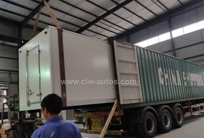 Customized Freezer Refrigerated Truck Box CKD Fiberglass Van Cargo Body