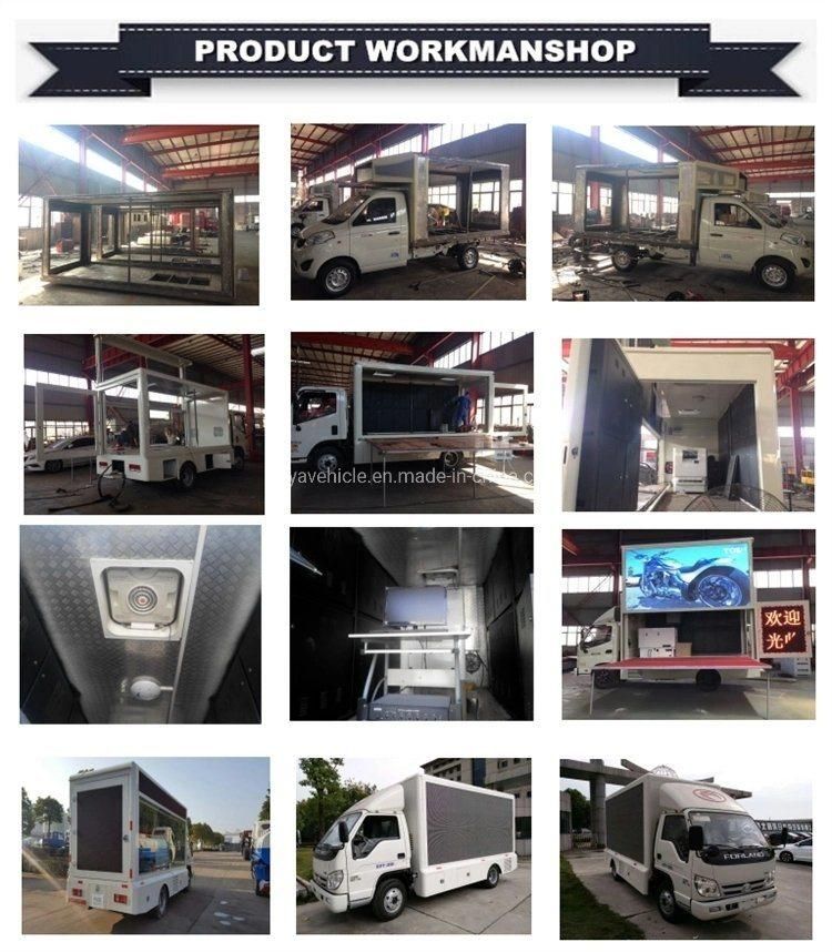 Dongfeng Mini Gasoline Car Mobile Digital LED Billboard Advertising Trucks with Cheap Price