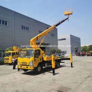 Isuzu 24.5 Meters Telescopic Boom High Lift Aerial Platform Truck