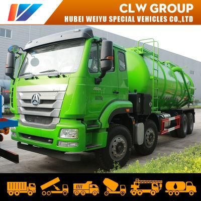 Sinotruk 20000 Liters Road Cleaning Truck 20cbm 20t Fecal Sewage Vacuum Suction Truck