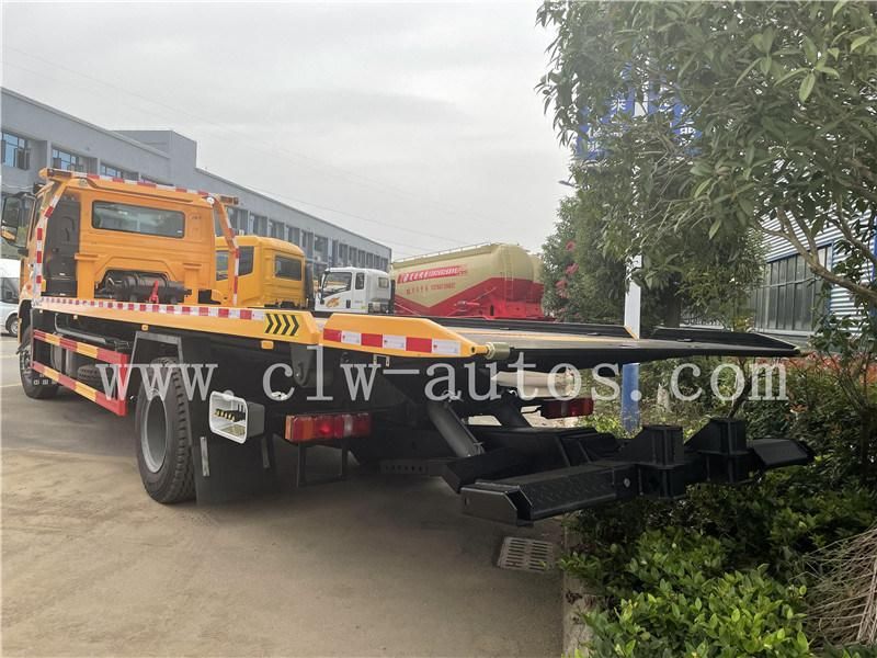 Sinotruk HOWO 4X2 Heavy Duty 8tons Flatbed Wrecker Towing Trucks Emergency Recovery Trucks