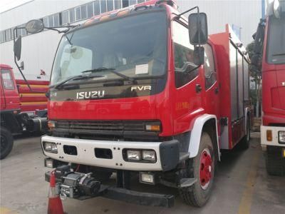 Isuzu Fvr Type 8000liters Rescue Fire Engine with Crane