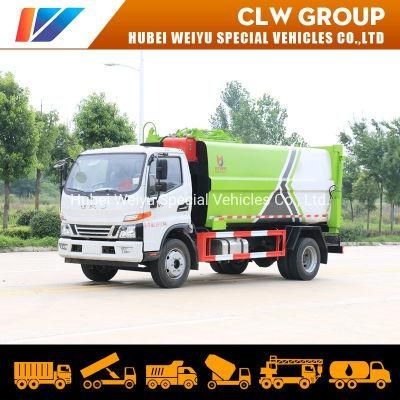 JAC 8cbm Side Loader Garbage Truck Trash Collection Bucket Hanging Self-Dumping Garbage Truck