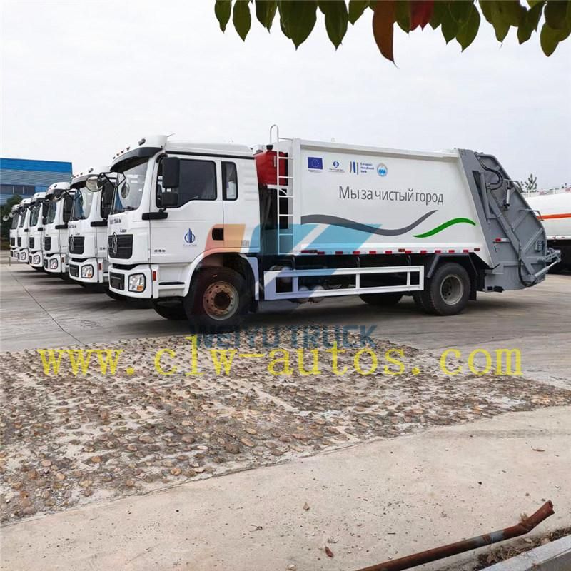 Shacman L3000 10000liters 10cbm 4X2 Compactor Garbage Truck Trash Collection Truck Garbage Removal Truck for Sanitation Services