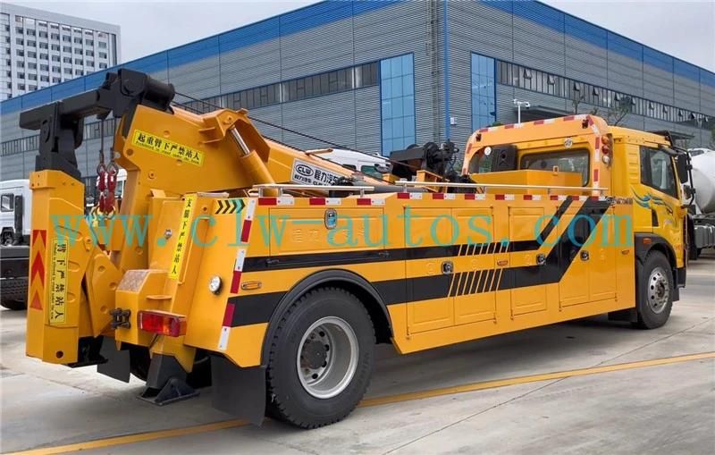 FAW 4X2 16tons 16000kg Heavy Duty Wrecker Towing Truck Recovery Tow Truck for Roadside Service