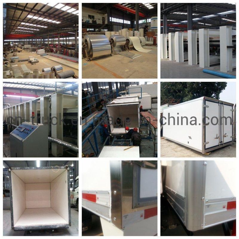 Factory Sales New Made Frozen Food Transport 5m 6m Refrigerator Van Truck Freezer Van