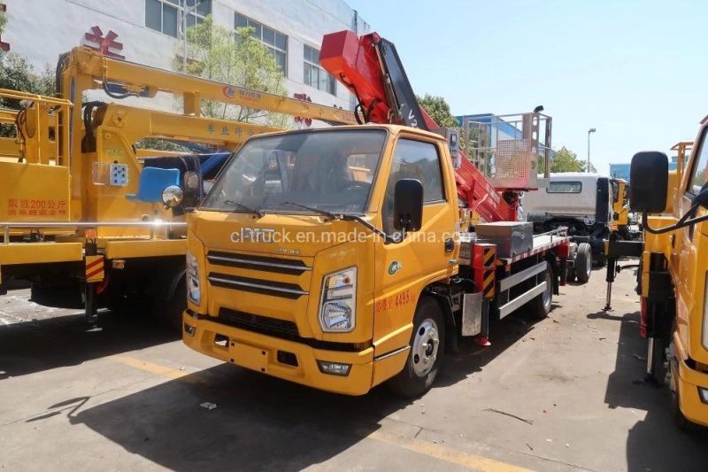 Jmc Small 8m 9 M 10 Meters Hydraulic Aerial Cage Truck