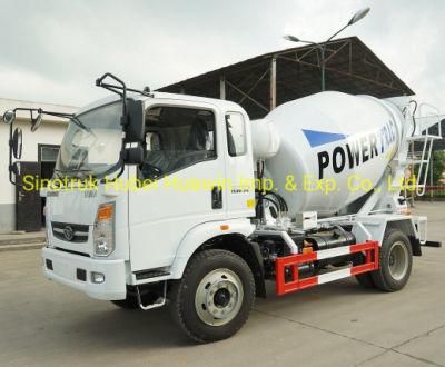 Homan 4X2 Small 4cbm Concrete Mixer Truck