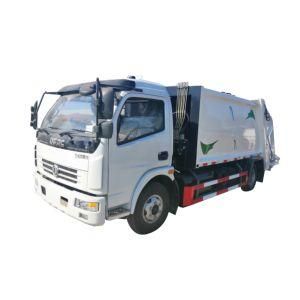 6cbm Dongfeng Euro 4 Hydraulic Rear Loading Compressed Garbage Truck