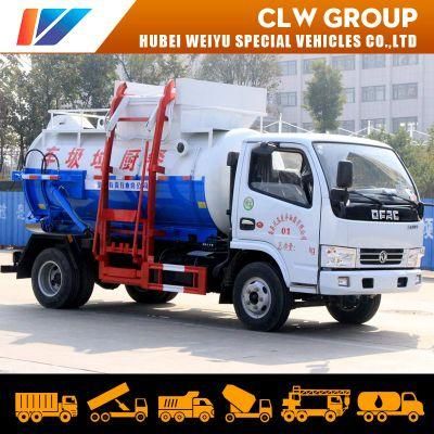 Hot Sale China Dongfeng 5cbm/5000liters Mobile Kitchen Garbage Truck