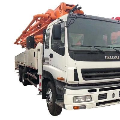 HOWO 38m 42m 52m ISUZU concrete pump truck