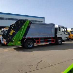 10-12 Cbm 190HP Garbage Refuse Compactor Truck for Sale