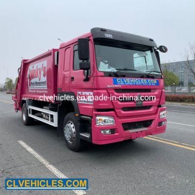 Sinotruk HOWO 4X2 10m3 14m3 Waste Collection Compression Garbage Truck