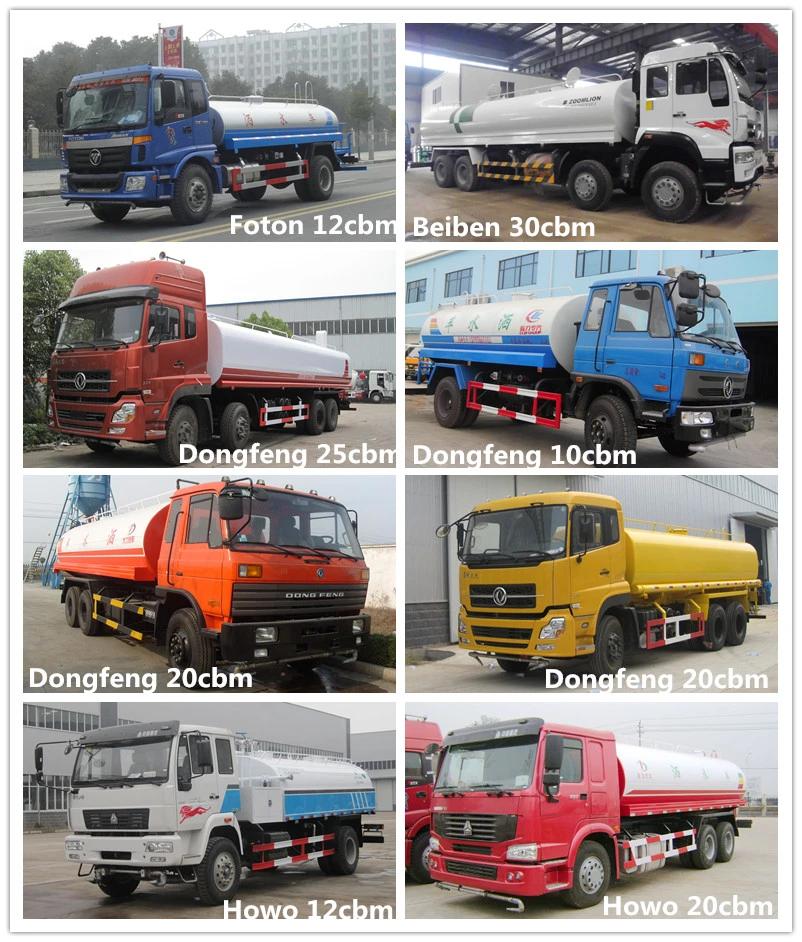 Sinotruk 6-Wheel 10ton HOWO 10cbm Water Tanker Truck