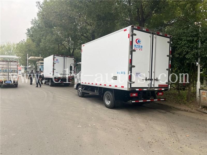 High Quality Foton Forland 4X2 Refrigerated Truck 3tons 5tons Refrigerator Freezer Van Truck with Thermo King Freezer Unit