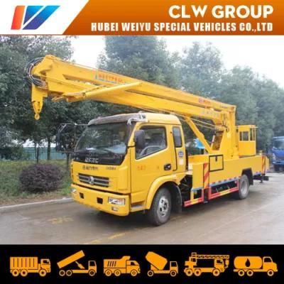 24m High Altitude Operation Aerial Platform Truck in 24metes Bucket Manlift Truck with Bucket Insulation Overhead Working