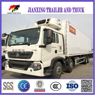 HOWO 10 Ton Food Freezing Freezer Cooling Refrigerator Refrigeration Refrigerated Box Van Truck Price