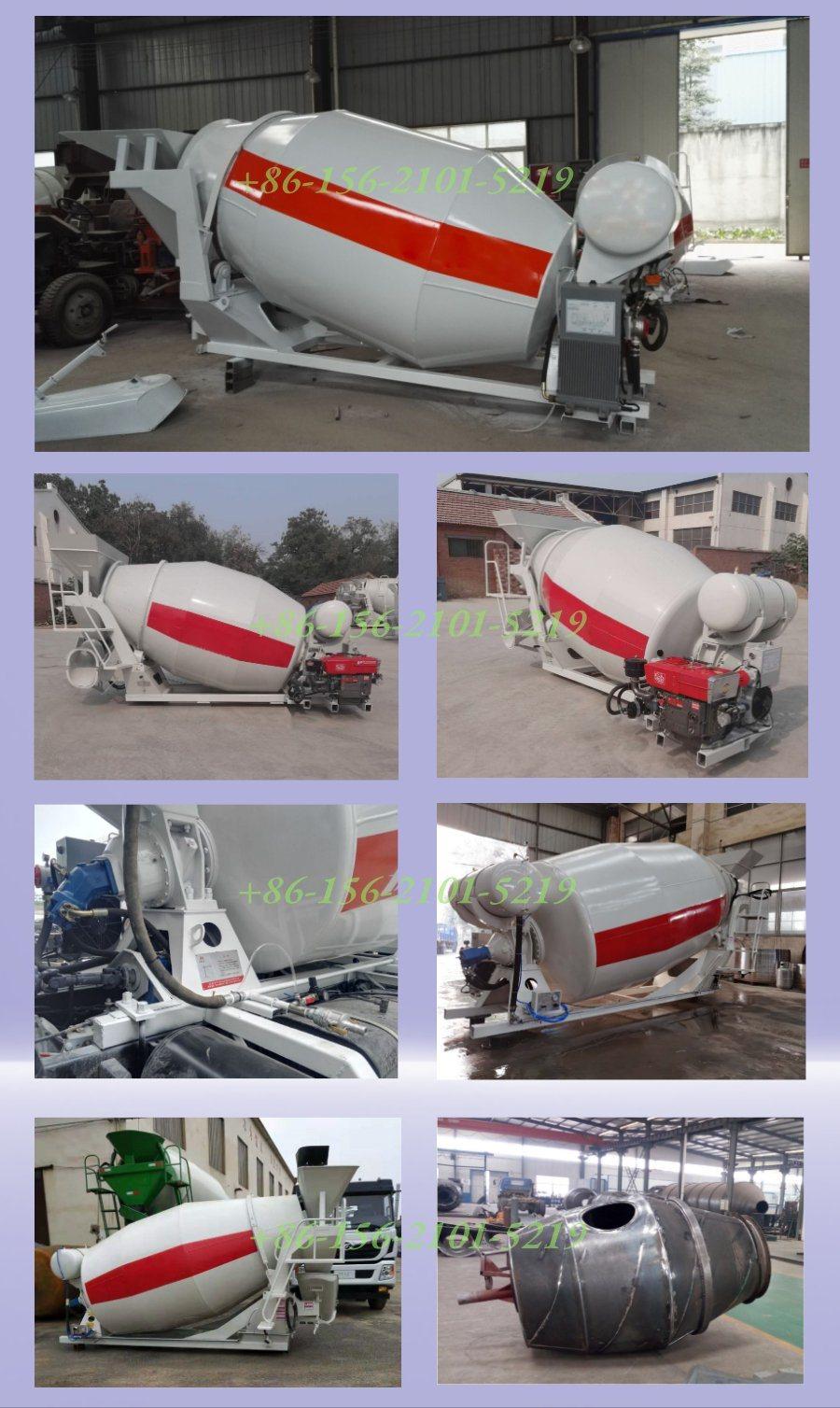 Bueno Brand 11cbm Material Cement Concrete Mixer Drum for Mack Renault Man Concrete Mixer Truck Chassis