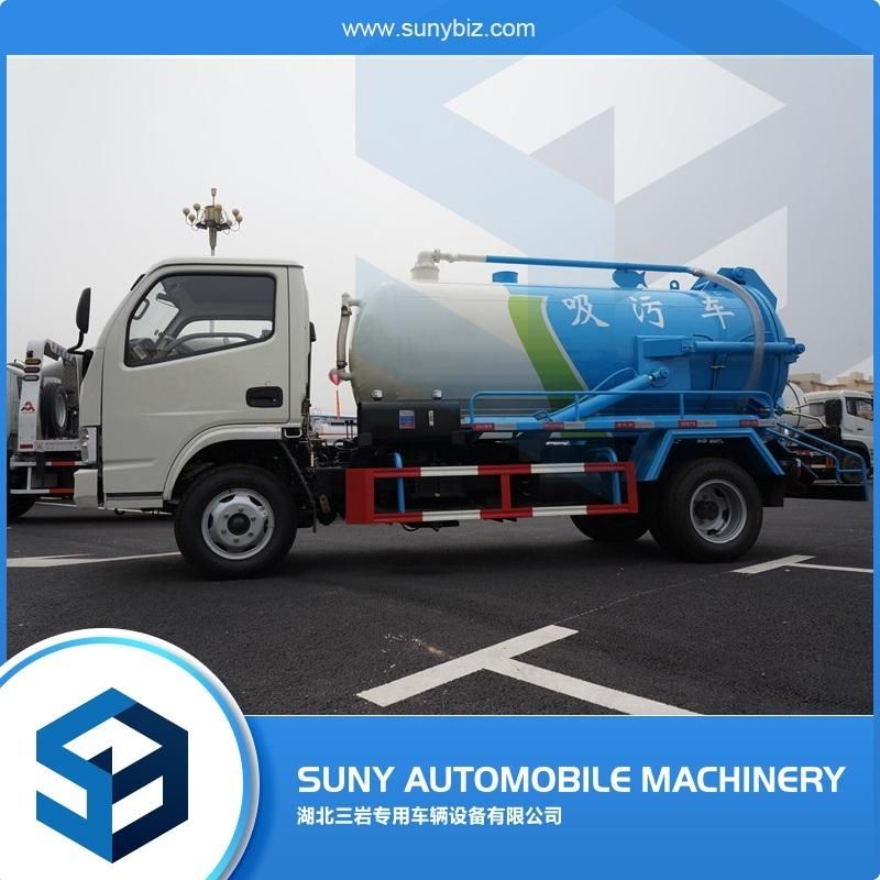 4000L Sewage Tanker Suction Truck with Vacuum Pump