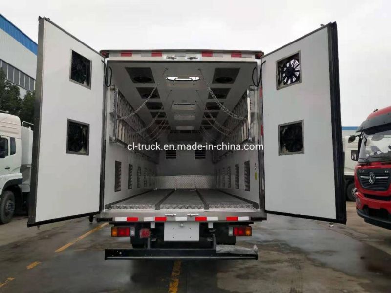 Isuzu 4X2 Small 3tons 4tons 5tons 6tons 8tons 10tons Live Animal Transport Vehicle Refrigerator Truck for Live Baby Chicken