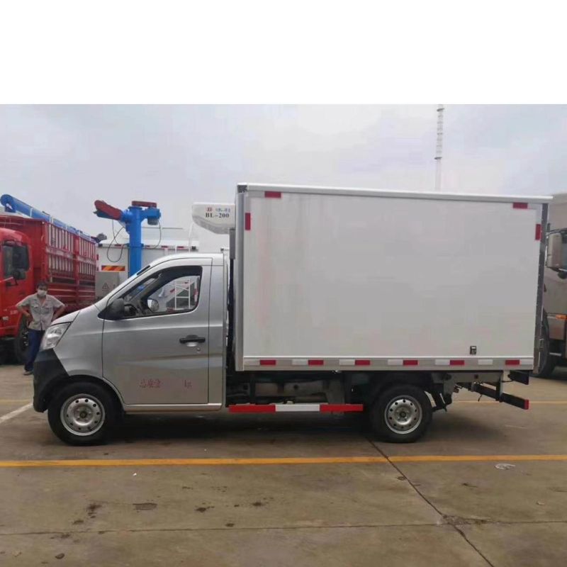 4*2 Changan Mini Refrigeration Truck, Refrigerator Van Truck, Mini Freezer Refrigerator Van Truck