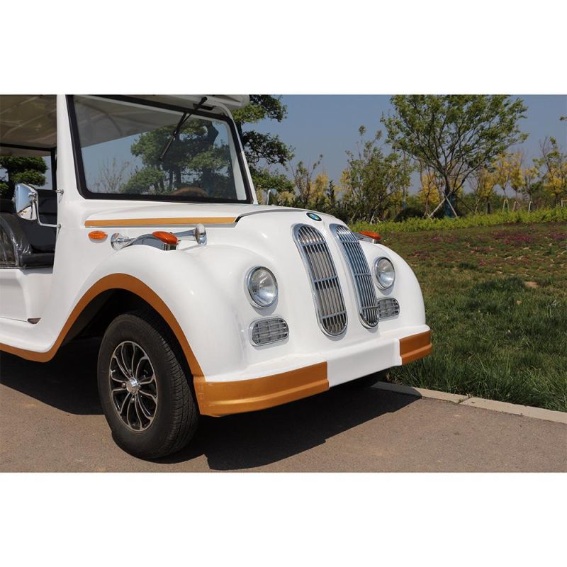 Electric Vehicle 11 Seats Vintage Car Classic Car for Resort Hotel Tourist Area Wedding