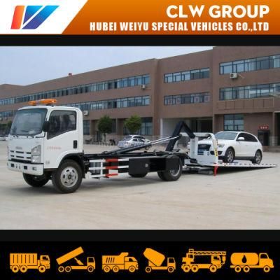 Full Landed Wrecker Tow Recovery Rescue Vehicle Car Lorry Transport Isuzu Flatbed Wrecker Towing Truck 3ton 4ton 5ton