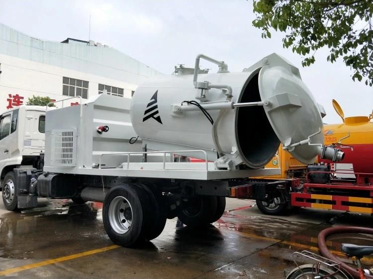 Vacuum Sewage Pump Waste Water Carrier Suction Truck Superstructure