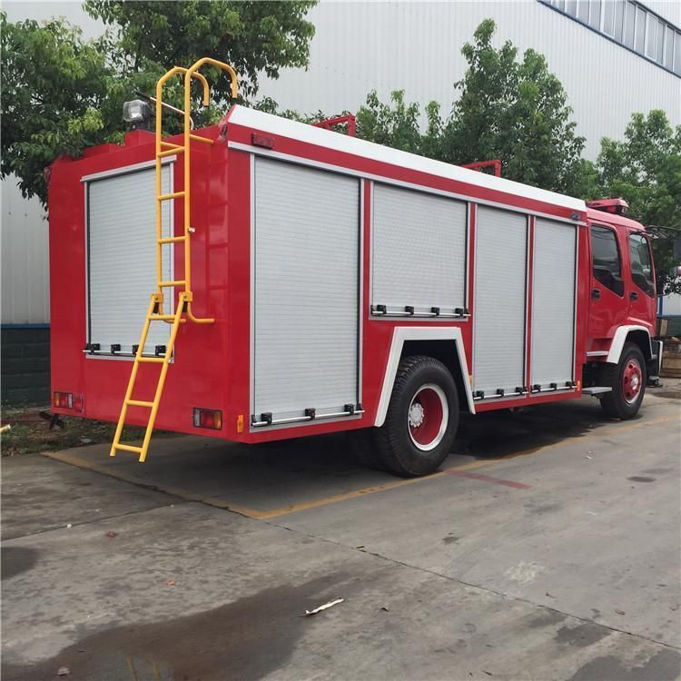 1suzu 4*2 Double Row Cab 6 Wheels Fire Fighting Truck Factory Price for Sale