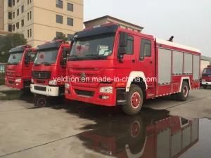 China Famous Brand Sinotruk HOWO 4X2 8ton Fire Fighting Truck with Good Price