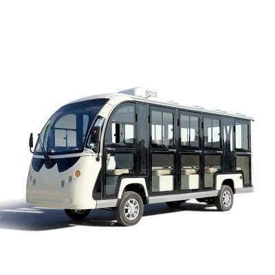 Factory Price White Standard Mini Bus Low Speed EV Hkg-A0-14