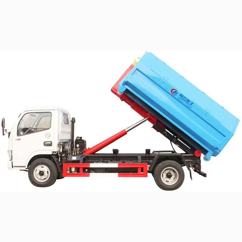 Foton Forland Mini 3m3 Hook Lift Container Side Loader Garbage Truck