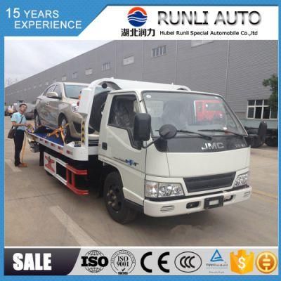 Chinese Factory Supplied Jmc 4X2 2 to 3 Ton Small Wrecker Tow Truck for Sale with Low Price