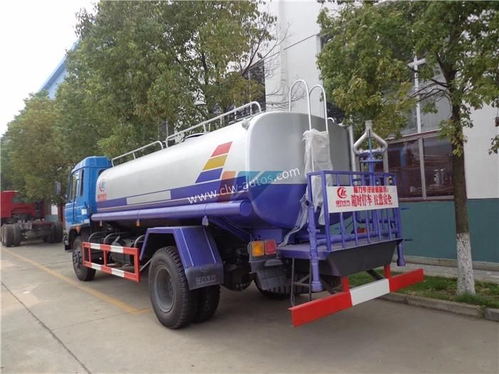 Dongfeng 12tons Water Spraying Truck 12000L Water Bowser Tanker Transport Truck