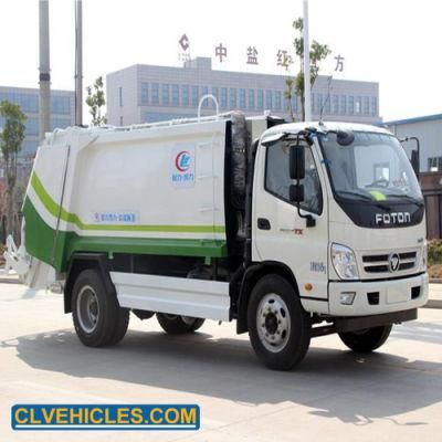 Foton 4X2 8000L (6ton) Refuse Compactor Garbage Compression Truck
