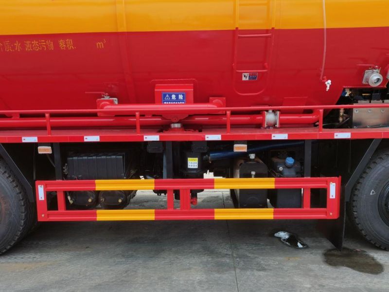 Dongfeng 6*4 Vacuum Suction Waste Water Cleaning and Collection Truck with High-Pressure Washing Reel for Sanitation