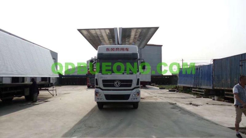Customized 28FT CKD Winging Opening Van Truck Body for Semi Trailer Truck