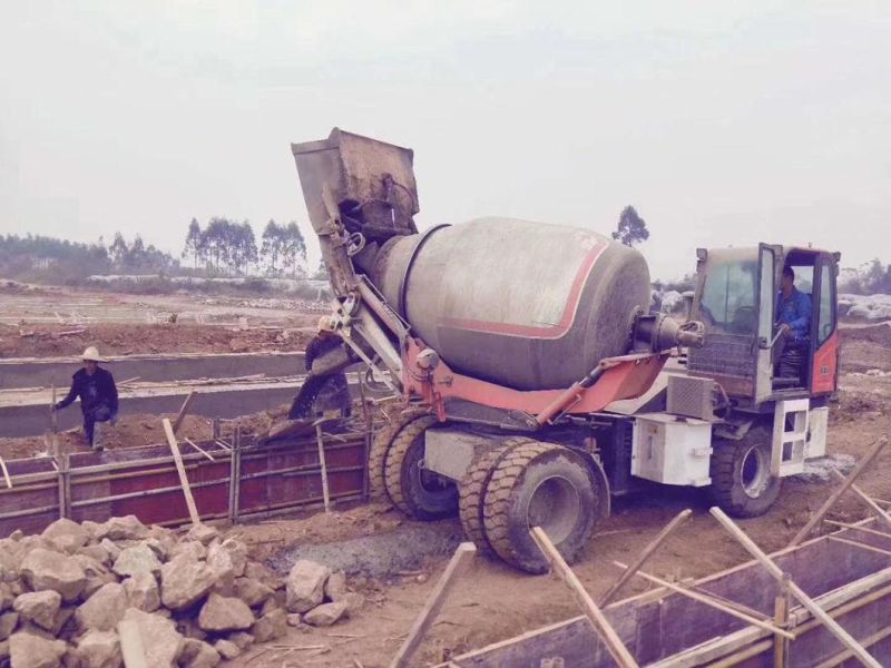 Topmac SD4000m Mini Self Loading Concrete Mixer Truck for Sale