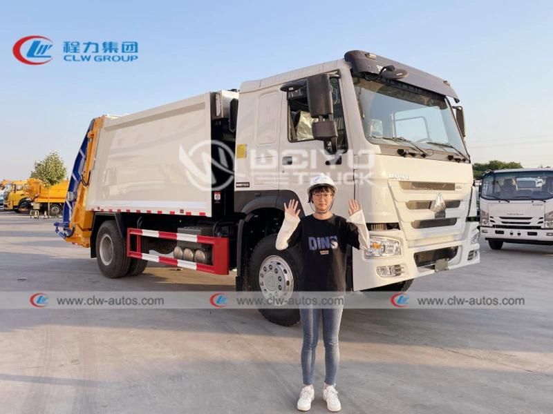 Sinotruk HOWO 4X2 290HP Rhd 14cbm 10tons Waste Refuse Collection Garbage Compactor Truck