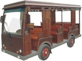 Electric Sightseeing Bus, 14 Seats Electric Car, Classic Bus for Sale