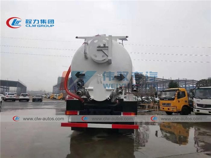 20cbm 22m3 Septic Drainage Sewage Sewer Vacuum Suction Truck with Sk-20 Vacuum Pump