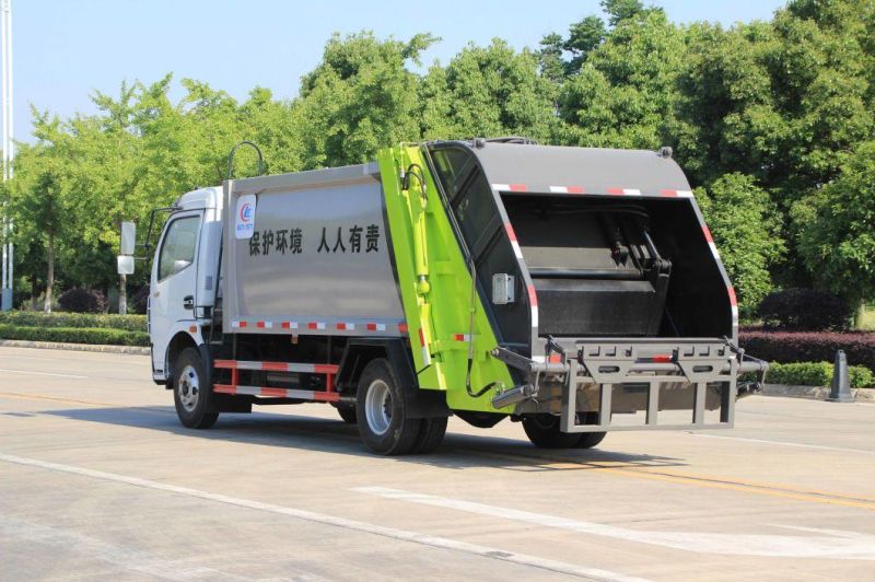 Dongfeng 6cbm Compressed Waste Garbage Compactor Waste Treatment Truck