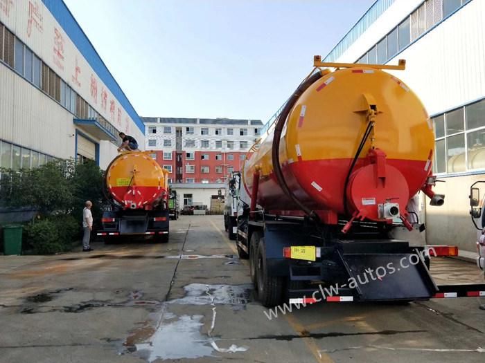 Dongfeng 6X4 20000liters Sewage Suction Truck Sanitation Sewage Cleaning Truck